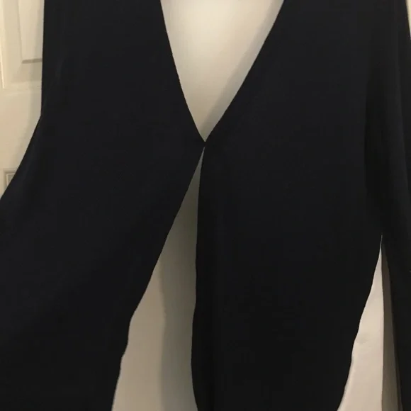Anne Klein Navy Blue & Ivory Sweater - Picture 4 of 6